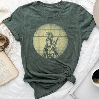 Horse Riding Native American Heritage Native American Bella Canvas T-shirt | Mazezy