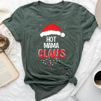 Hot Mama Santa Claus Christmas Matching Costume Bella Canvas T-shirt - Monsterry