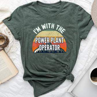 I'm With The Power Plant Operator Bella Canvas T-shirt | Mazezy