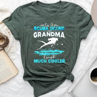 I'm A Scuba Diving Grandma Except Much Cooler Bella Canvas T-shirt | Mazezy