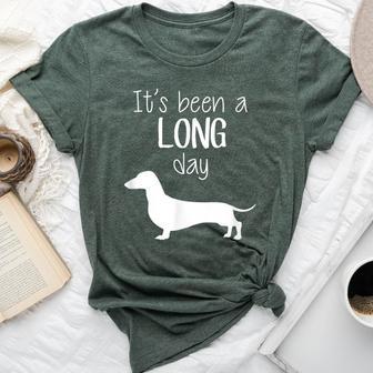 Its Been A Long Day Dachshund Lover Bella Canvas T-shirt - Thegiftio UK
