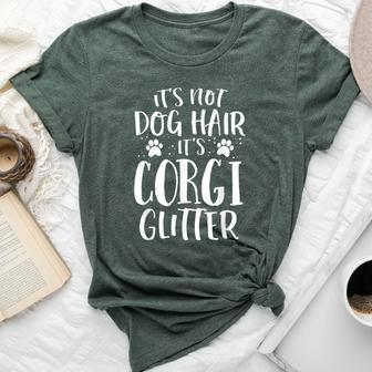It's Not Dog Hair It's Corgi Glitter Mom Mama Bella Canvas T-shirt | Mazezy