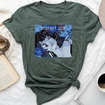 Japanese Anime Girl Perfect Blue Bella Canvas T-shirt | Mazezy