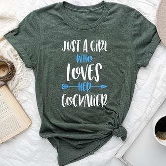 Just A Girl Who Lovers Her Cockalier Bella Canvas T-shirt | Mazezy