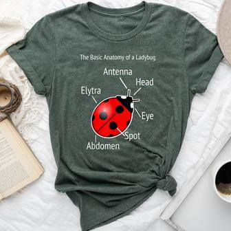 Ladybug Anatomy Teacher Help Bella Canvas T-shirt | Mazezy