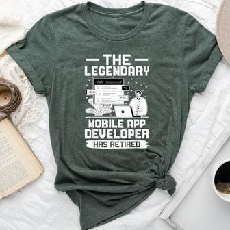 The Legendary Mobile App Developer Has Retired Bella Canvas T-shirt | Mazezy