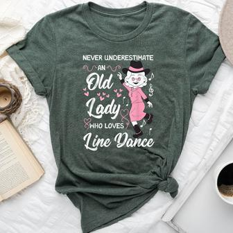 Line Dancing Choreographer Dance Teacher Grandma Dancer Bella Canvas T-shirt | Mazezy