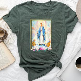 Litany Of The Blessed Virgin Mary Mother Of Christ Catholic Bella Canvas T-shirt | Mazezy