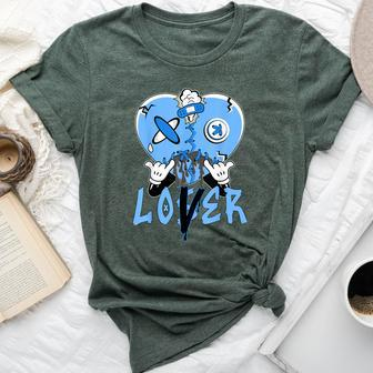 Loser Lover Dripping Heart Blue 5S For Women Bella Canvas T-shirt - Thegiftio UK
