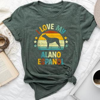 I Love My Alano Espanol Alano Espanol Men Bella Canvas T-shirt | Mazezy