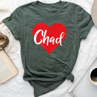 I Love Chad Chadian Lover For Women Bella Canvas T-shirt | Mazezy