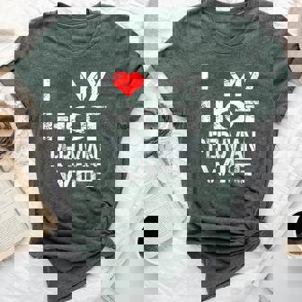 I Love My Hot Peruvian Wife Husband Bella Canvas T-shirt | Mazezy