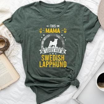 This Mama Loves Her Swedish Lapphund Dog Lover Bella Canvas T-shirt | Mazezy