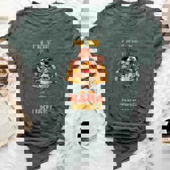 Mama Turkey Matching Family Group Thanksgiving Bella Canvas T-shirt | Mazezy