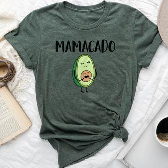 Mamacado T For Kid Vegan Vegetarian Mom Bella Canvas T-shirt | Mazezy