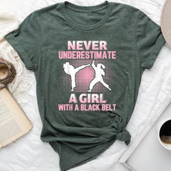 Martial Arts T Never Underestimate A Girl Bella Canvas T-shirt - Seseable