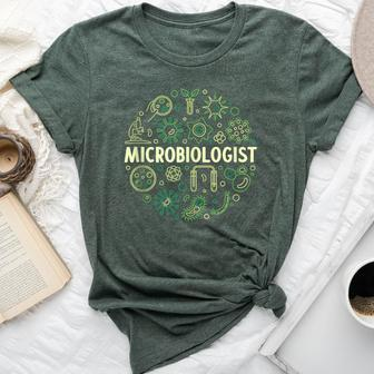 Microbiologist Microbiology And Virology Science Teacher Bella Canvas T-shirt | Mazezy