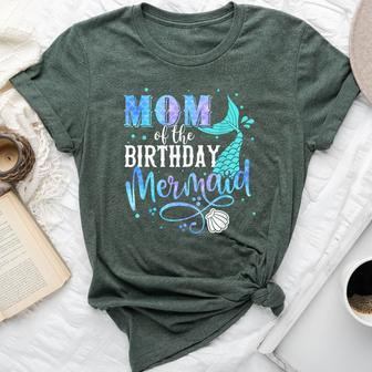 Mom Of The Birthday Mermaid Family Matching Party Squad Bella Canvas T-shirt | Mazezy