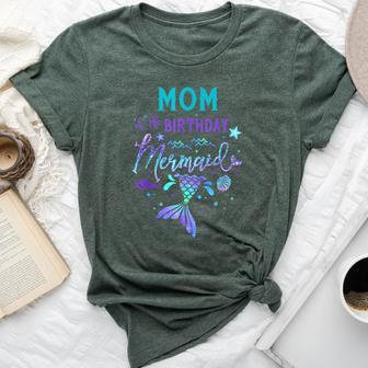Mom Of The Birthday Mermaid Theme Party Squad Security Mommy Bella Canvas T-shirt | Mazezy DE