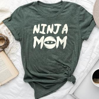 Ninja Mom Birthday Party Ninja Theme Costume Matching Party Bella Canvas T-shirt | Mazezy