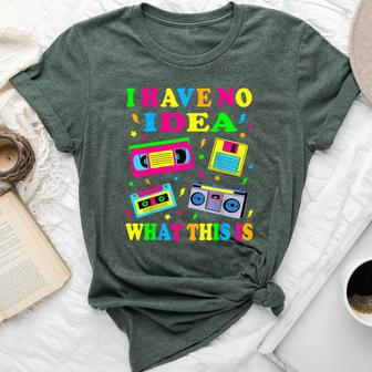 I Have No Idea What This Is Kid 70S 80S 90S Outfit Bella Canvas T-shirt - Seseable