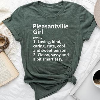 Pleasantville Girl Nj New Jersey City Home Roots Bella Canvas T-shirt | Mazezy