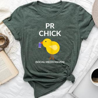 Pr Chick Social Media Maven Pr Bella Canvas T-shirt | Mazezy