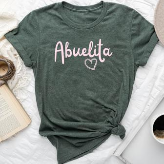 Pretty Abuelita For Your Latina Spanish Mexican Grandma Bella Canvas T-shirt | Mazezy CA
