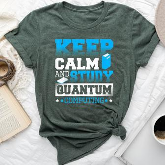 Quantum Math Scientific Quantum Computing Science Teacher Bella Canvas T-shirt | Mazezy