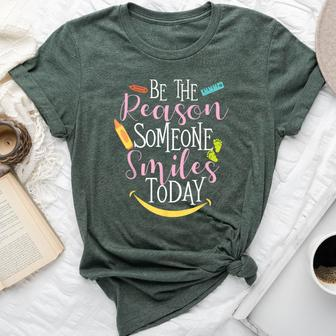 Be The Reason Someone Smiles Today Daycare Provider Teacher Bella Canvas T-shirt - Monsterry CA