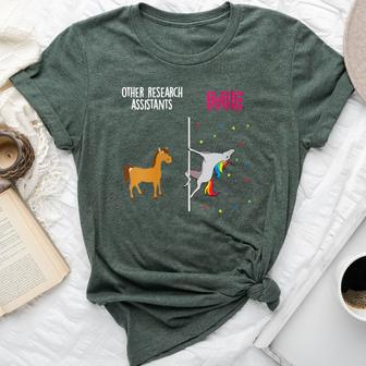 Research Assistant Unicorn Others You Bella Canvas T-shirt | Mazezy