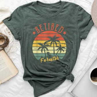 Retired Forester Retro Vintage For Dad Bella Canvas T-shirt | Mazezy