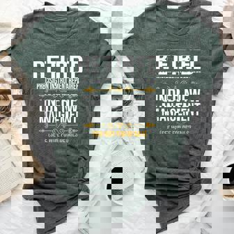 Retired Precision Instrument Repairer Under New Management Bella Canvas T-shirt | Mazezy