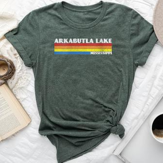 Retro 80S Mississippi Ms Souvenir Arkabutla Lake Bella Canvas T-shirt | Mazezy DE