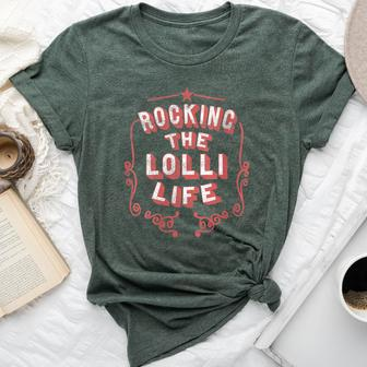 Rocking The Lolli Life Cool Grandmother Bella Canvas T-shirt | Mazezy
