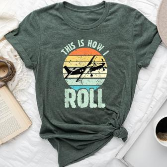 This Is How I Roll Airplane For Boys Pilot Bella Canvas T-shirt | Mazezy