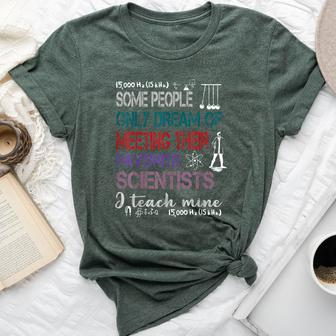 Science Teacher Teacher Biology Chemistry And Physi Bella Canvas T-shirt | Mazezy