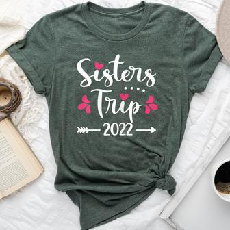 Sisters Trip 2022 Vacation Travel Sisters Weekend Bella Canvas T-shirt | Mazezy AU