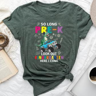 So Long Pre-K Its Been Fun Look Out Kindergarten Here I Come Bella Canvas T-shirt | Mazezy