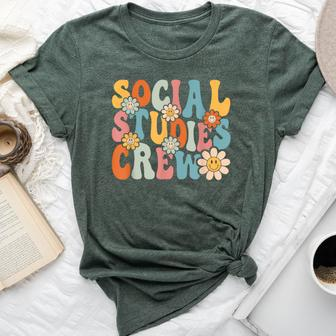 Social Studies Crew Back To School Teachers Bella Canvas T-shirt | Mazezy