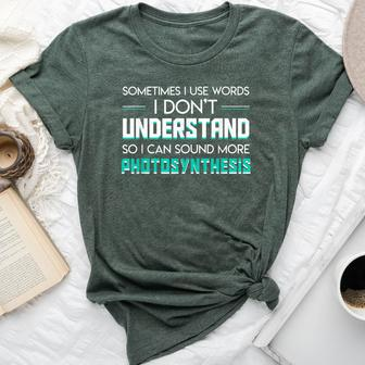 I Can Sound More Photosynthesis Cool Science Teacher Bella Canvas T-shirt | Mazezy