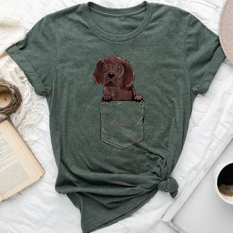 Styrian Coarse Haired Hound Puppy Bella Canvas T-shirt | Mazezy