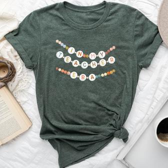 In My Teacher Era Back To School Teacher Bracelet Bella Canvas T-shirt - Thegiftio UK