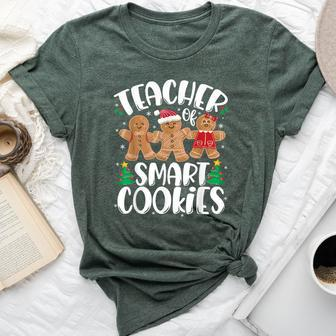 Teacher Of Smart Cookies Gingerbread Christmas Teachers Bella Canvas T-shirt - Monsterry DE