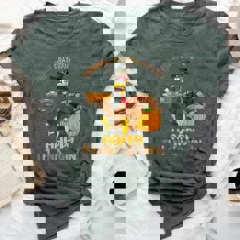 Thankful Grateful Blessed Happy Thanksgiving Girls Turkey Bella Canvas T-shirt - Seseable