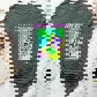 Trashy Waifu Bootleg Rap Vibes 90S Aesthetic Cloud Rap Bella Canvas T-shirt | Mazezy