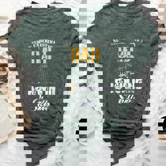 Never Underestimate A Dad With Bowling Skill Father's Day Gi Bella Canvas T-shirt | Seseable UK