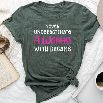 Never Underestimate A With Dreams Rbg Bella Canvas T-shirt - Monsterry