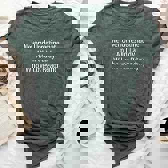Never Underestimate An Old Lady Who Loves Reading Bella Canvas T-shirt - Seseable
