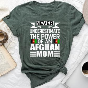 Never Underestimate The Power Of An Afghan Mom Bella Canvas T-shirt - Seseable
